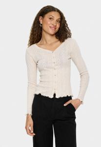 Кардиган Saint Tropez GRUSZ POINTELLE, Brown Rice Melange/Light Brown