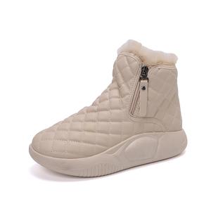 Термические короткие ботинки женские JOHLIN DREAM, бежевый