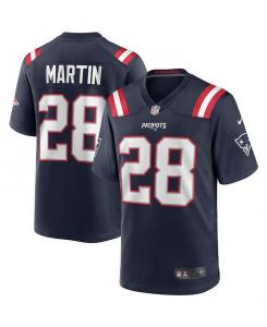 Мужская майка игрока в отставке Curtis Martin Navy New England Patriots Game Nike, синий