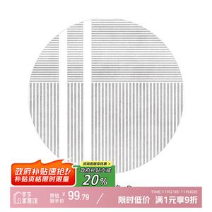 Y U-LIVE Ковер круглый 160 см для гостиной, спальни, офиса, не скользит, серая иллюзия-B, оригинальный дизайн