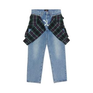 Многослойные джинсы Supreme x UNDERCOVER Washed Indigo