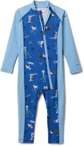 Колумбия Baby Sandy Shores II комбинезон от солнца Columbia, Mountain Blue Trail Tails/Ripple Blue