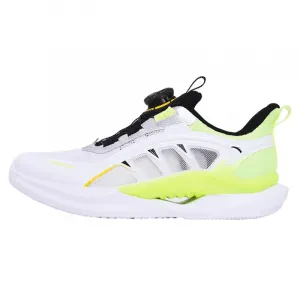 Низкие детские беговые кроссовки Antakids, белый/желтый/серебристый