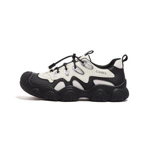 CAMEL Женские противоскользящие износостойкие низкие треккинговые туфли бежевый/черный/серебристый, цвет Beige/Black/Silver