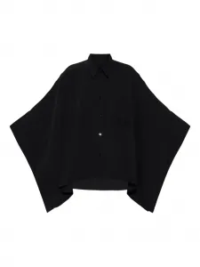 Рубашка на пуговицах Mm6 Maison Margiela, черный