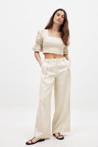 Брюки NA-KD Trousers, Beige