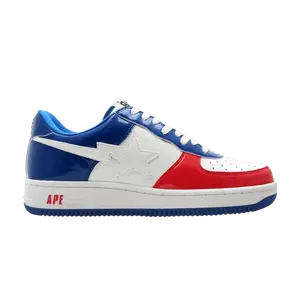 Кроссовки BAPE Bapesta FS-001 Low 'Red White Blue', красный
