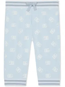 Спортивные брюки с логотипом DG Dolce & Gabbana Kids, синий