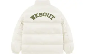 NICEBAD Пуховик Unisex, White Green