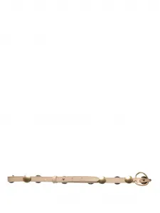 Кожаный ремень с заклепками ISABEL MARANT, нейтральный