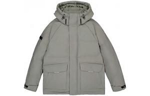 Пуховик мужской серый New Balance, серый