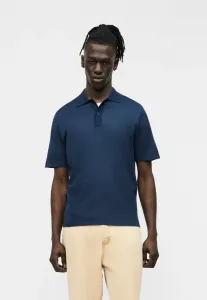 Сарованская рубашка поло Samsøe Samsøe, Insignia Blue