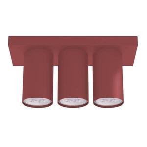 Потолочный светильник Lumicom Rond X3, 25x25x6 см, красный