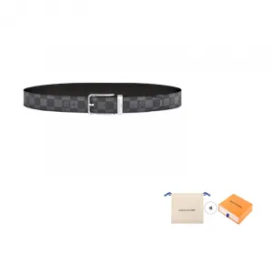 LOUIS VUITTON Мужской кожаный ремень