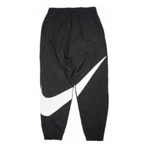 Брюки men's casual breathable lacing bundle feet sports pants/trousers/joggers autumn black Nike, мультиколор