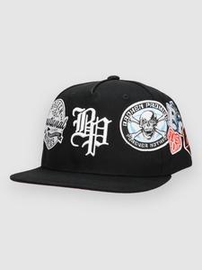 Бейсболка Broken Promises Patch'd Up Snaback Cap, black