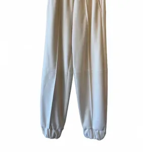 Женские спортивные брюки на высокой посадке цвета «устрица» Beatrice .B