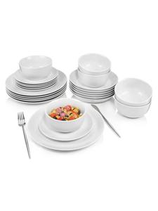 Набор столовых приборов New Port из 24 предметов белого цвета Sänger