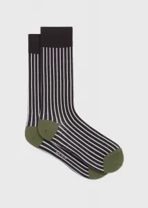 носки с контрастной полосой
