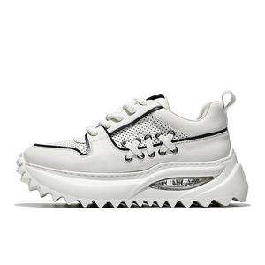 MOERBAI Мужские низкие кеды бело-черные, цвет White Black