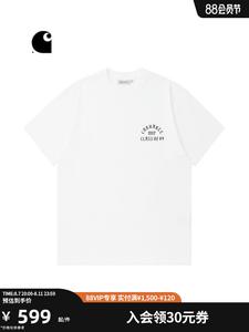 Футболка мужская Carhartt WIP с принтом букв, зеленый