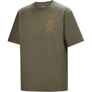 Футболка Walk Gently Series SS25 COTTON CEDAR BARK Unisex Arcteryx, зеленый