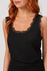 Майка Britney Jersey Cami в черном цвете Cami NYC