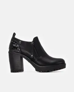 Женские ботильоны на высоком каблуке с резиновой подошвой Refresh, черный