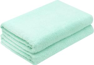 Полотенца для душа набор  Zollner, зеленый