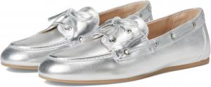 Балетки Stuart Weitzman Tinsley Moccasin, серебряный