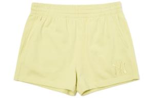 Женские желтые повседневные шорты с логотипом MLB Base