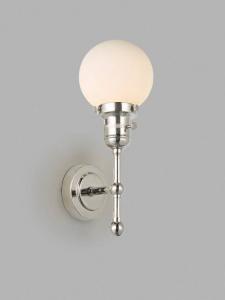 Светильник для стены в стиле кафе John Lewis, Polished Nickle