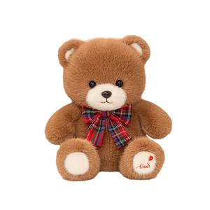 Плюшевая кукла мишка с бантом, высота 25см/35см MORTEN SOLUM