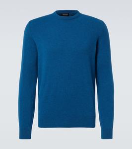Кашемировый свитер Zegna, Bright Teal Blue