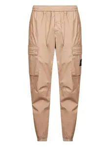 Брюки-карго с нашивками Stone Island, бежевый