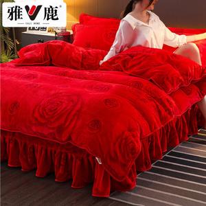 Yalu Комплект постельного белья 1,8 м, 4 предмета: пододеяльник 200x230 см