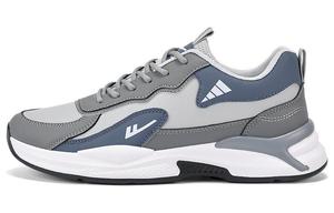 Кроссовки WARRIOR Lifestyle Shoes Men Low-top Grey/Blue/White/Black, серый/синий