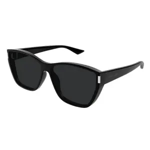 SAINT LAURENT Солнцезащитные очки квадратной формы, Black