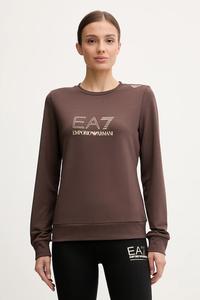 Толстовка Ea7 Emporio Armani, коричневый