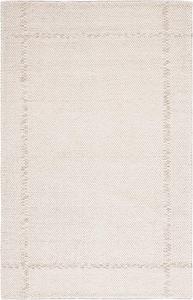 Ковер SAFAVIEH, 183 x 183 см, Natura Collection, Ivory, ручной работы из шерсти, идеально для гостиной, столовой, спальни (NAT705A-6SQ)