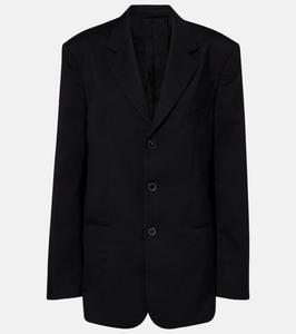 Пиджак виола в полоску oversize Calvin Klein Collection, Black