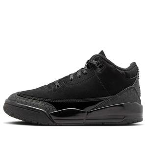 Кроссовки 3 retro 'black cat' 2025 Air Jordan, черный
