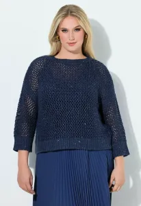 Ажурный свитер с пайетками Ulla Popken, Universe