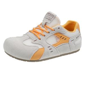 SUPEREDGE Женские противоскользящие износостойкие низкие кеды оранжево-красные, цвет Orange Red