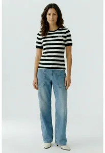 Футболка с принтом Oui, White Black