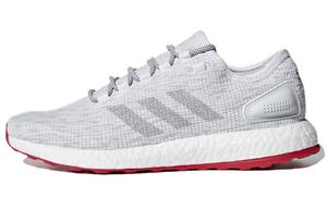 Кроссовки Pure Boost Running унисекс с низким верхом серые/белые/красные Adidas
