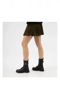 Ботильоны на шнуровке Wojas, Black