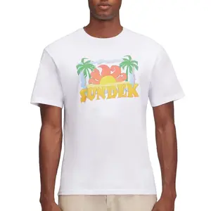 Футболка Sundek Archive palm printed, белый