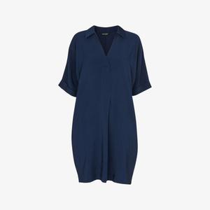 Платье мини Whistles Melanie с v-образным вырезом, синий