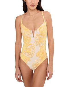 Женский купальник Lilly Pulitzer Clode One Piece, Golden Glow Juicy Story Engineered One Piece